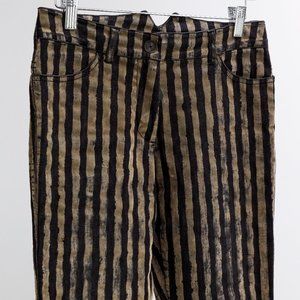 Annette Gortz Brown Stripe Jeans
